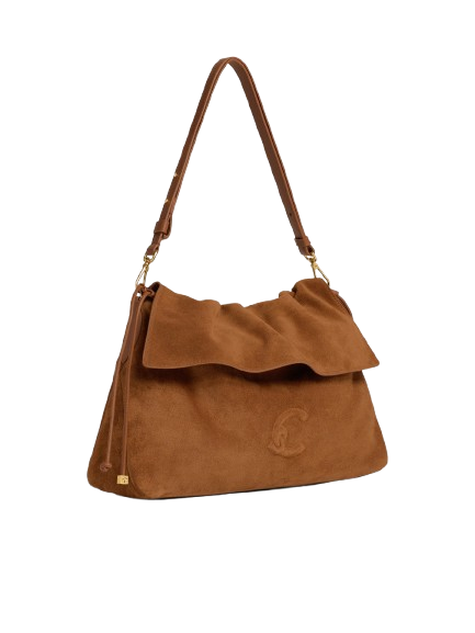 coccinelle_borsa_lidia_medium_camoscio_falchini_siena_cognac_laterale