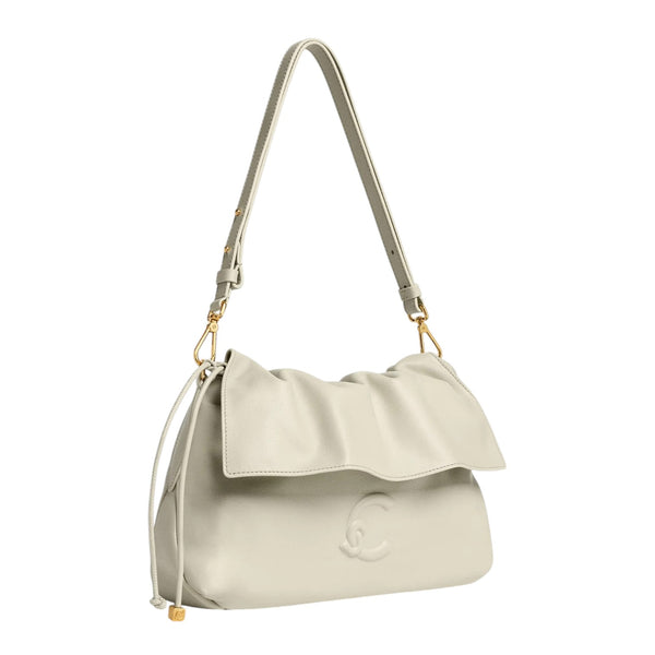 coccinelle_borsa_lidia_small_pelle_liscia_coulisse_falchini_siena_eucalipto_laterale