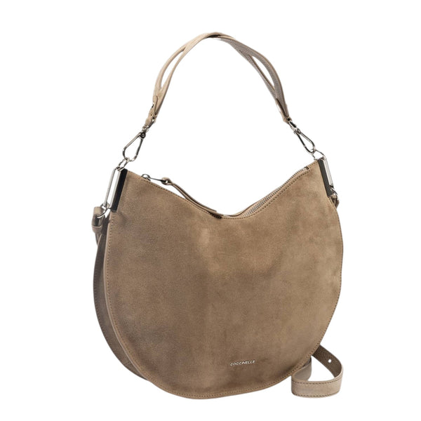coccinelle_borsa_sunup_suede_medium_camoscio_intreccio_falchini_siena_warm_taupe_laterale