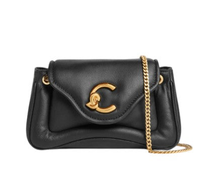 coccinelle_cme_small_soft_borsa_tracolla_pelle_morbida_chic_2026_falchini_siena_nero_frontale