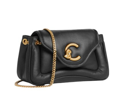coccinelle_cme_small_soft_borsa_tracolla_pelle_morbida_chic_2026_falchini_siena_nero_laterale