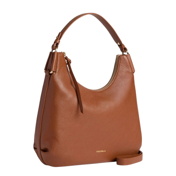 coccinelle_rebekka_small_borsa_hobo_pelle_martellata_zip_shoulder_bag_2026_falchini_siena_congnac_laterale