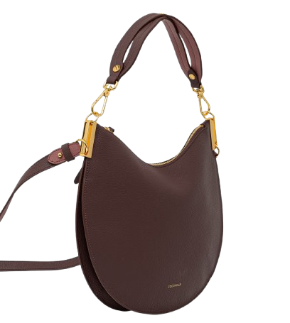 coccinelle_sunup_large_borsa_shopper_maxi_bag_pelle_grana_viaggio_2026_falchini_siena_berry_winter_rose_laterale