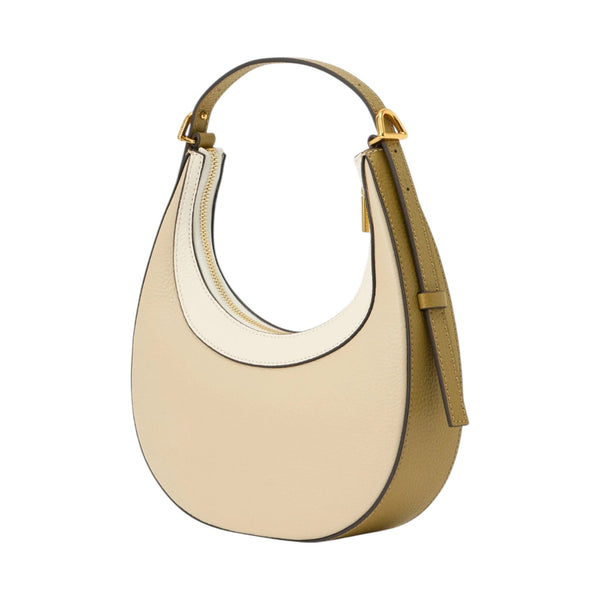coccinelle_whisper_borsa_a_mano_tricolor_pelle_martellata_handbag_luxury_2026_falchini_siena_sand_pearl_seagrass_laterale