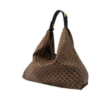 gherardini_amazzonia_large_borsa_spalla_softy_tessuto_leggero_hobo_monogram_2026_falchini_siena_toffee_frontale_laterale
