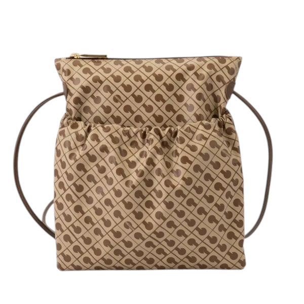 gherardini_tracollina_flat_softy_pochette_piatta_crossbody_leggera_2026_falchini_siena_tabacco_burro_frontale