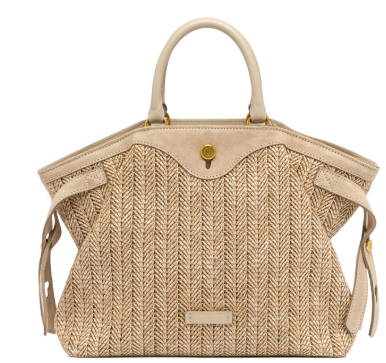 gianni_chiarini_claudiette_large_intrecciata_borsa_pelle_luxury_tote_2026_falchini_siena_sabbia_frontale