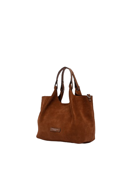 gianni_chiarini_dua_medium_suede_bag_camoscio_boho_luxury_aesthetic_hobo_tote_2026_falchini_siena_cognac_laterale