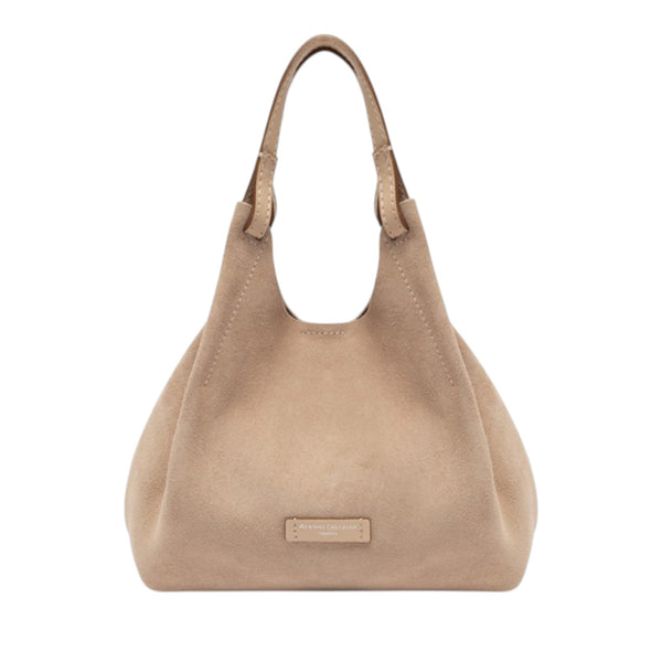 gianni_chiarini_dua_medium_suede_bag_camoscio_boho_luxury_aesthetic_hobo_tote_2026_falchini_siena_nude_frontale