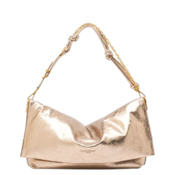 gianni_chiarini_fanny_metal_leather_pochette_metallic_gold_silver_glam_clutch_2026_falchini_siena_mirage_frontale