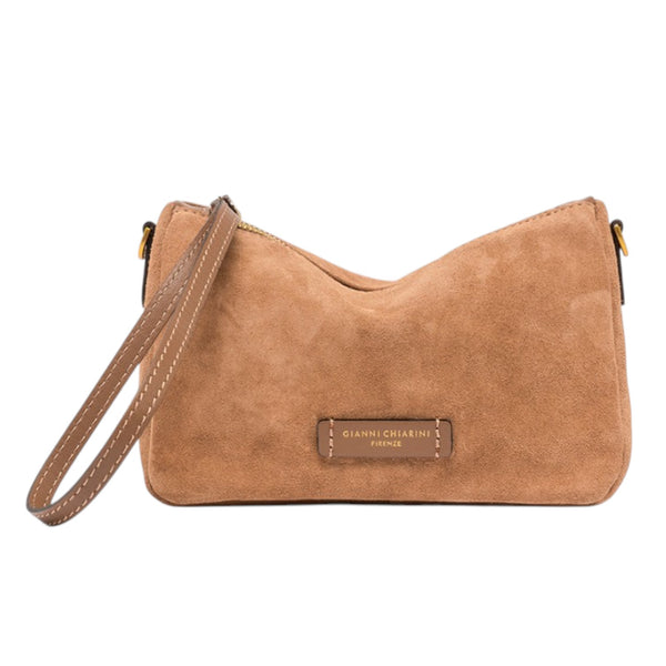 gianni_chiarini_nora_pouch_small_mini_leather_bag_soft_clutch_tracollina_micro_luxury_2026_falchini_siena_caramello_frontale