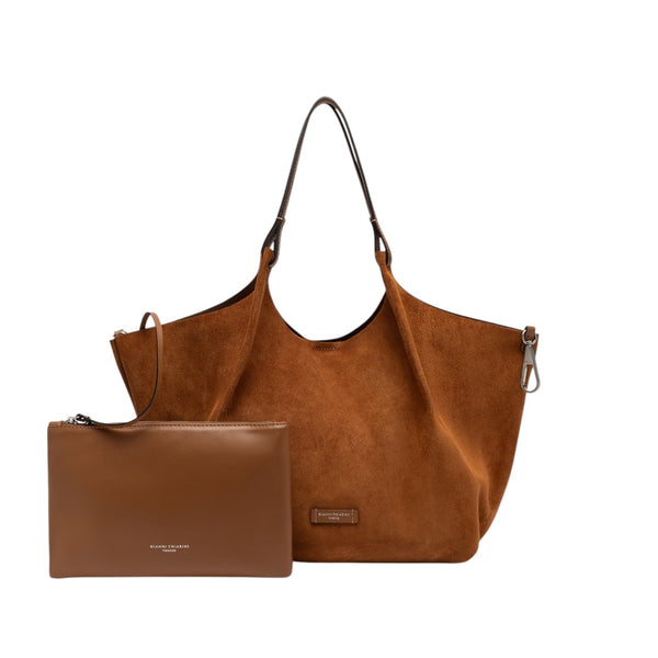 gianni_chiarini_shopper_dua_large_camoscio_borsa_a_spalla_suede_maxi_bag_2026_falchini_siena_caramel_Pochette