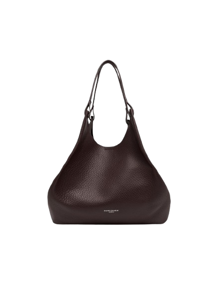 gianni_chiarini_shopper_dua_large_pelle_martellata_falchini_siena_espresso_frontale