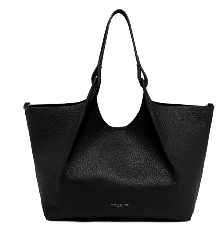 gianni_chiarini_shopper_dua_large_pelle_martellata_falchini_siena_nero_aperta