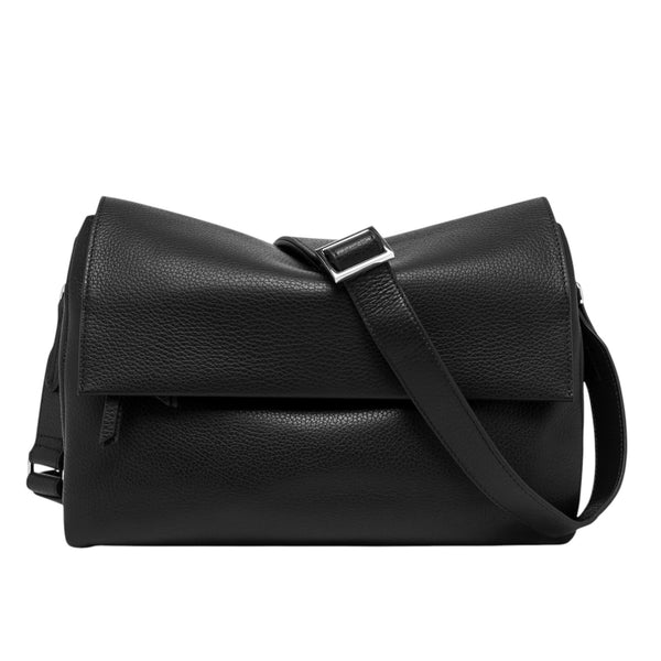gianni_chiarini_three_large_tracolla_pelle_crossbody_bag_luxury_chic_2026_falchini_siena_nero_frontale