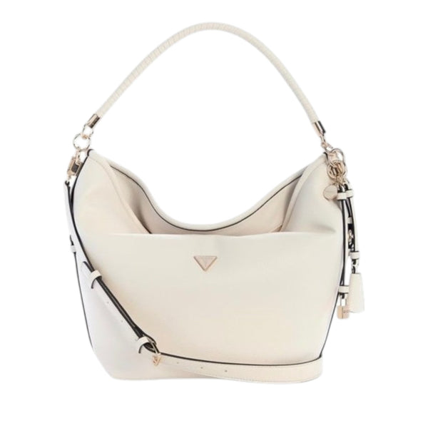 guess_borsa_a_spalla_danya_large_hobo_nero_tracolla_falchini_siena_bianco_frontale