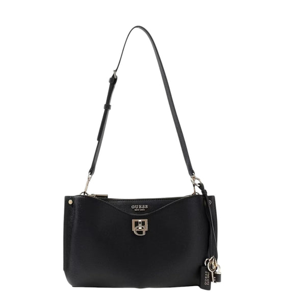 guess_borsa_spalla_bianca_medium_nero_crossbody_falchini_siena_frontale