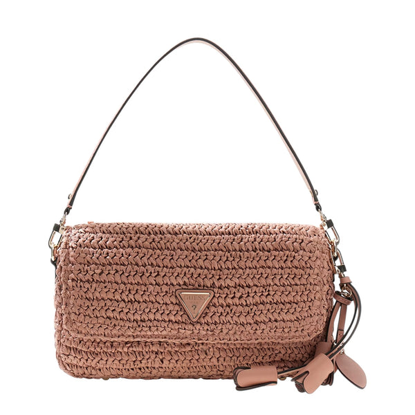 guess_ofelia_borsa_spalla_shoulder_bag_logomania_glam_chic_statement_bag_2026_falchini_siena_coral_pink_frontale
