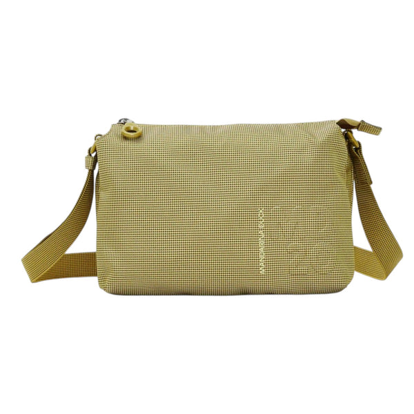 mandarina_duck_tripletta_tracolla_modular_bag_organized_aesthetic_smart_crossbody_2026_falchini_siena_pistacchio_frontale