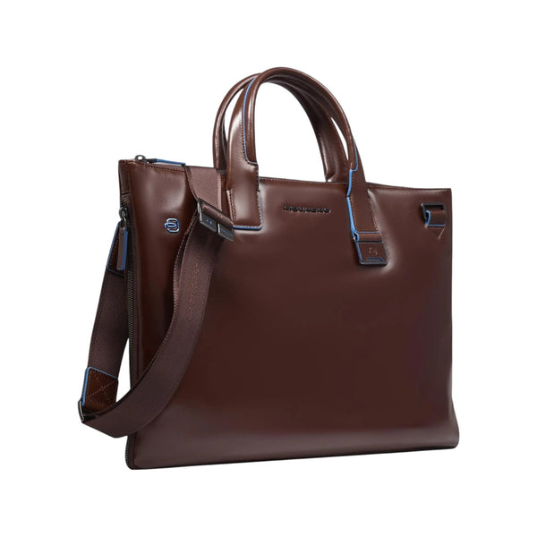 piquadro_blue_square_cartella_15.6_power_business_executive_luxury_briefcase_iconic_blue_2026_falchini_siena_marrone_laterale