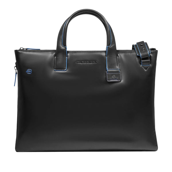 piquadro_blue_square_cartella_15.6_power_business_executive_luxury_briefcase_iconic_blue_2026_falchini_siena_nero_frontale