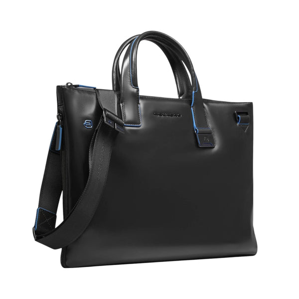 piquadro_blue_square_cartella_15.6_power_business_executive_luxury_briefcase_iconic_blue_2026_falchini_siena_nero_laterale