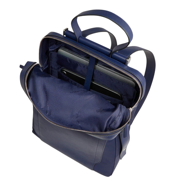 piquadro_circle_lyra_zaino_tessuto_e_pelle_porta_pc_14_lady_business_luxury_backpack_elegant_office_style_2026_falchini_siena_blu_interno