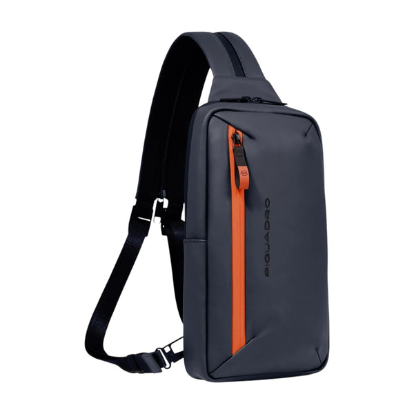 piquadro_corner20_monospalla_sling_bag_pelle_tech_urban_style_2026_falchini_siena_blu_continuativo_laterale