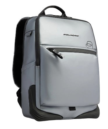 piquadro_corner_zaino_porta_pc_14_ipad_business_tech_leggero_2026_falchini_siena_grigio_laterale
