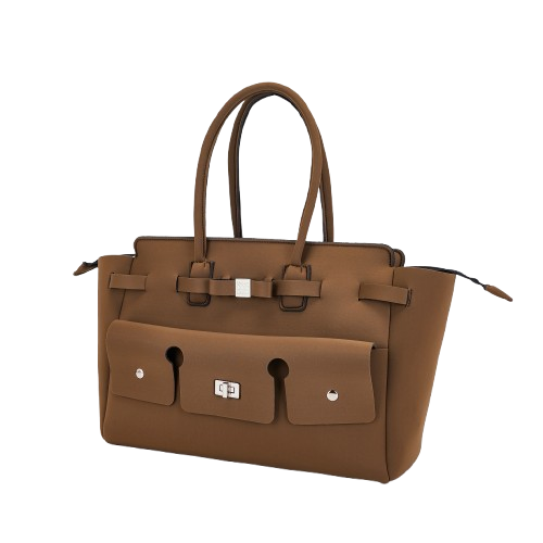save_my_bag_borsa_clara_lycra_large_falchini_siena_fango_laterale