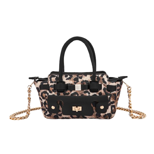 save_my_bag_tracolla_clara_lycra_small_falchini_siena_leopard_frontale