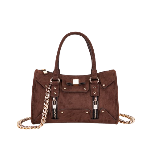 save_my_bag_tracolla_selena_lycra_medium_falchini_siena_dark_brown_frontale