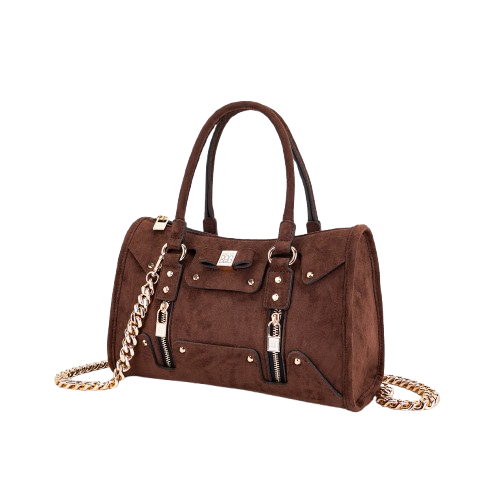 save_my_bag_tracolla_selena_lycra_medium_falchini_siena_dark_brown_laterale