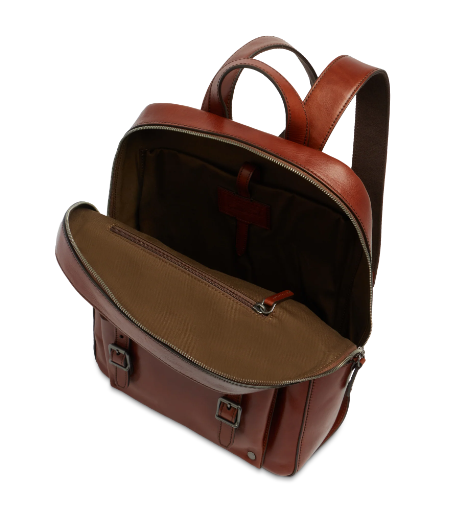 the_bridge_galileo_medium_zaino_pelle_cuoio_toscano_bucket_backpack_2026_falchini_siena_marrone_interno