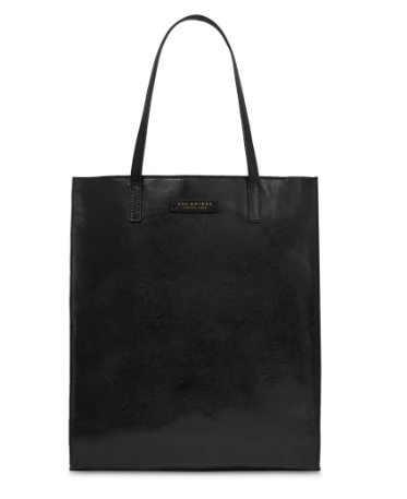 the_bridge_mirra_verticale_borsa_spalla_cuoio_shopper_toscana_luxury_2026_falchini_siena_nero_frontale