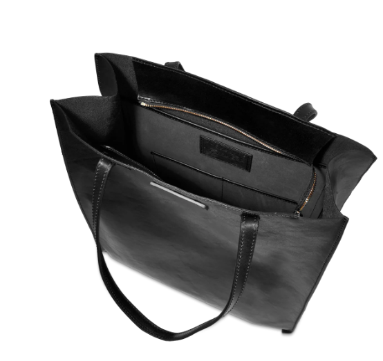 the_bridge_mirra_verticale_borsa_spalla_cuoio_shopper_toscana_luxury_2026_falchini_siena_nero_interno