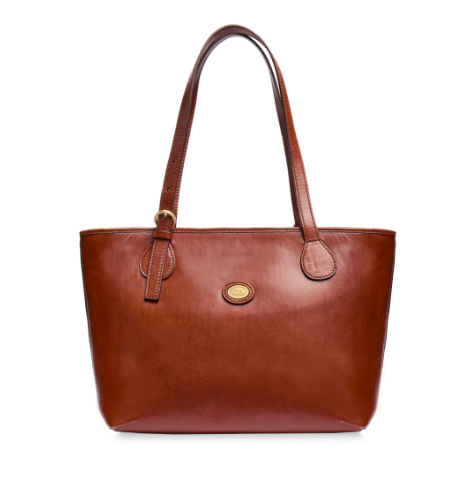 the_bridge_shopper_story_nuova_collezione_2026_cuoio_pelle_luxury_tote_falchini_siena_cuoio_frontale