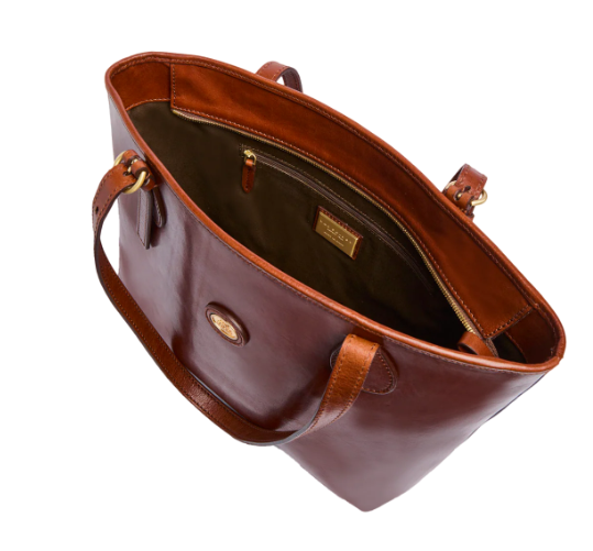 the_bridge_shopper_story_nuova_collezione_2026_cuoio_pelle_luxury_tote_falchini_siena_cuoio_interno